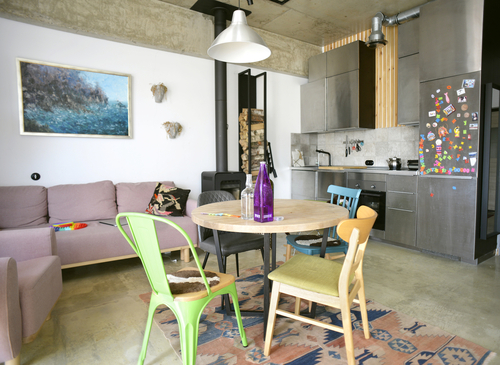 Стильная квартира-лофт