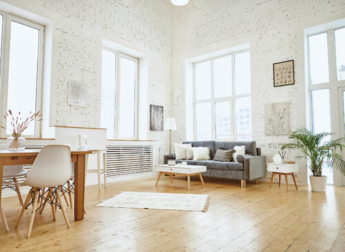 Светлый лофт 150 кв. м