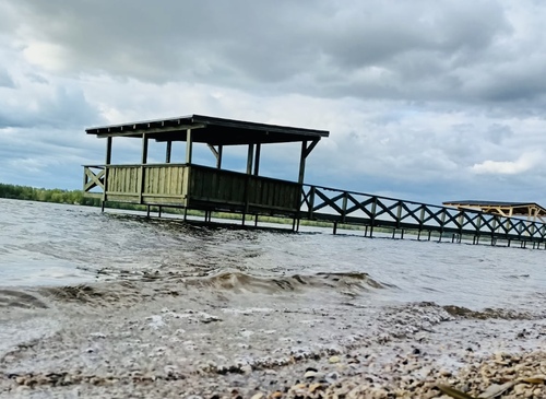 Дом с баней и верандой на берегу Волги